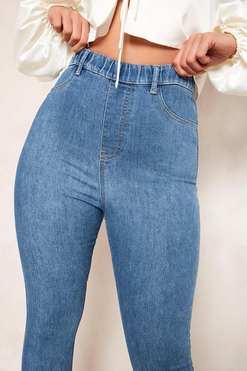 Plus High Waisted Jeggings boohoo CA